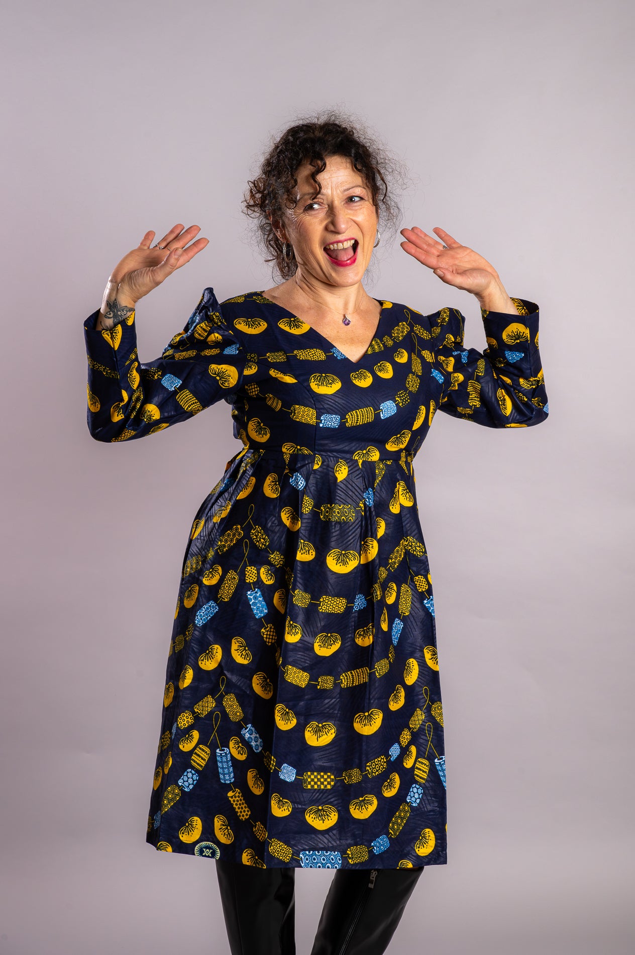 Robe en Wax Ngoné