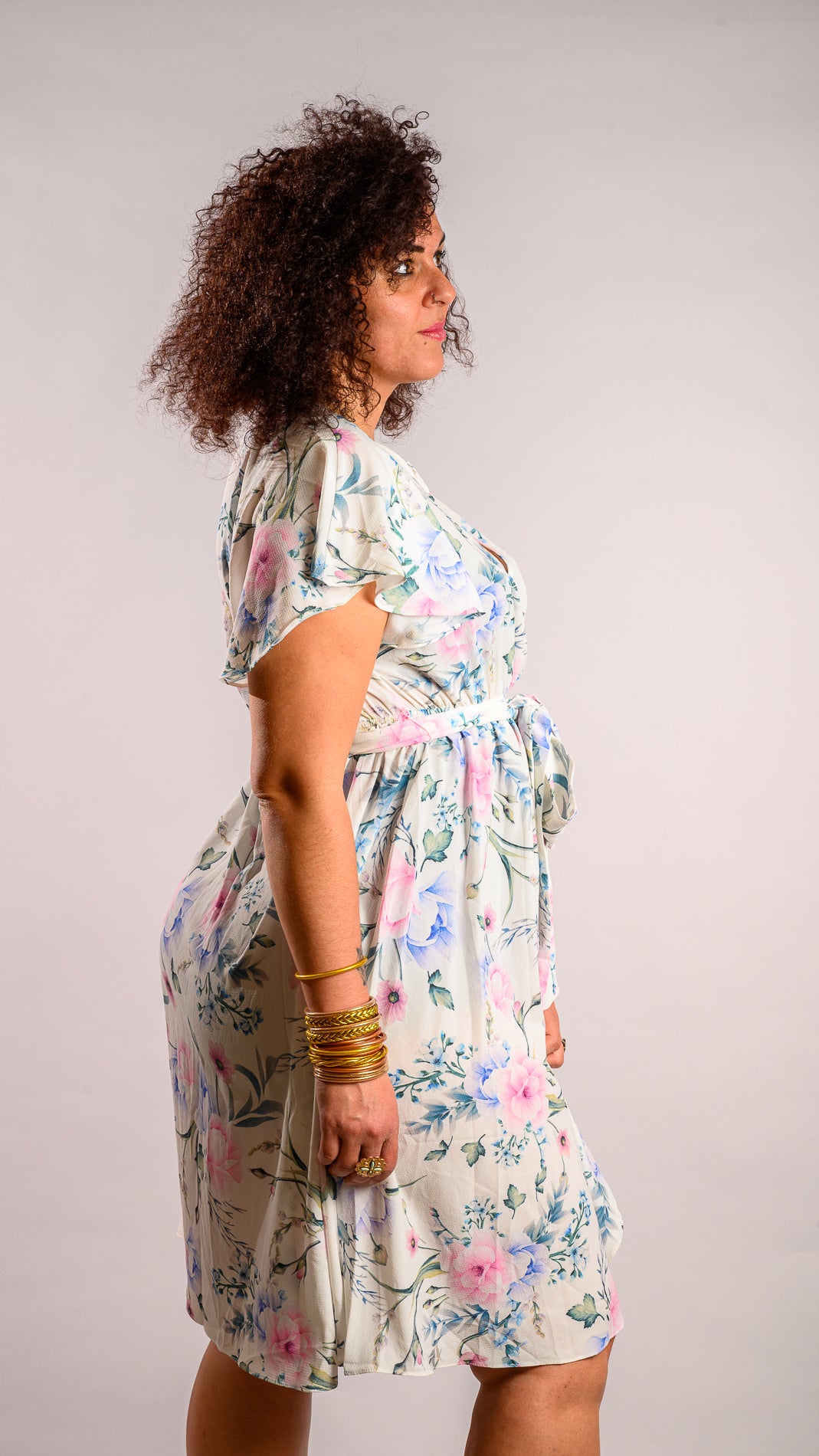 Robe imprimée fleurie Vivianne