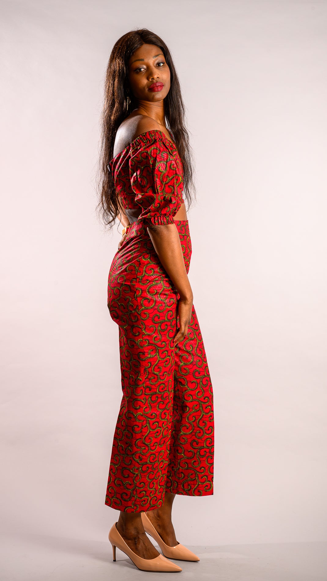 Pantalon en Wax Fama