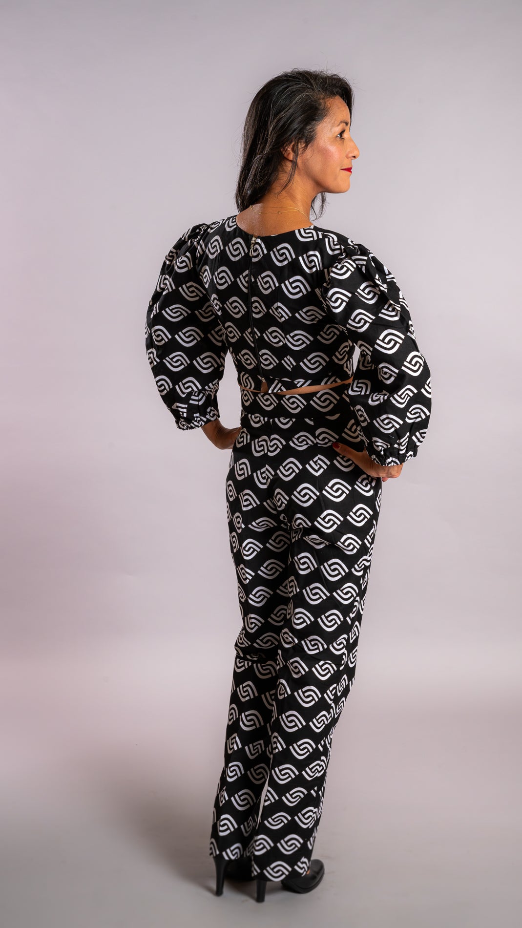 Pantalon droit en wax 100% coton Maguette