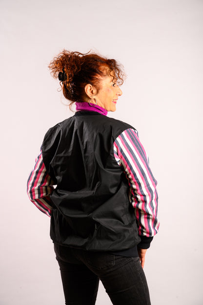 Bomber manches pagne tissé Mène