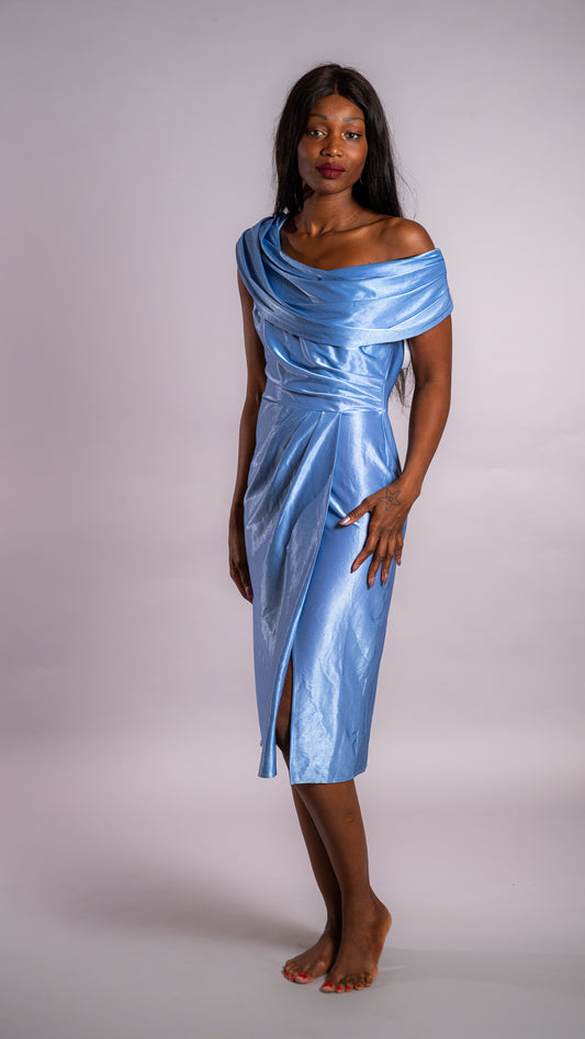 Robe diva à col Ngoné