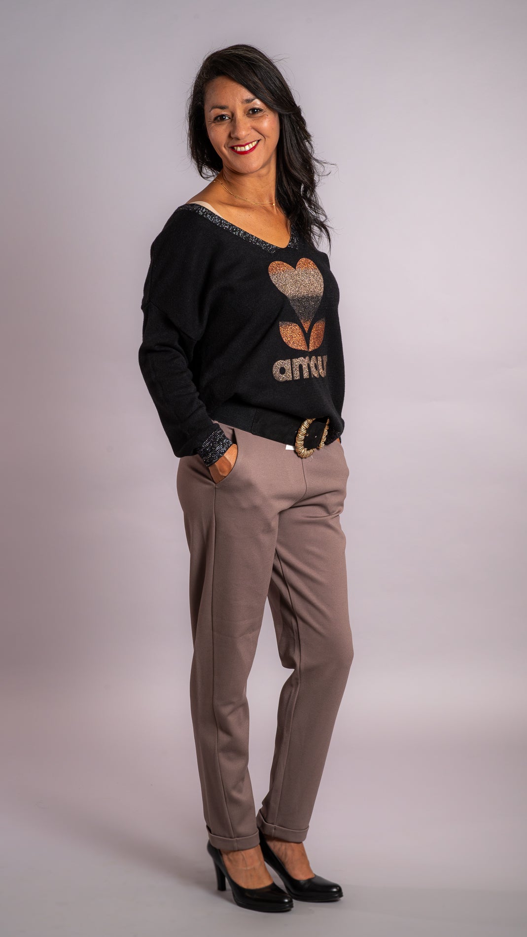 Pantalon élégant Fa