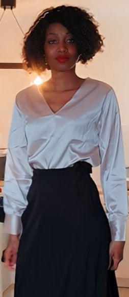 Haut en satin Divine